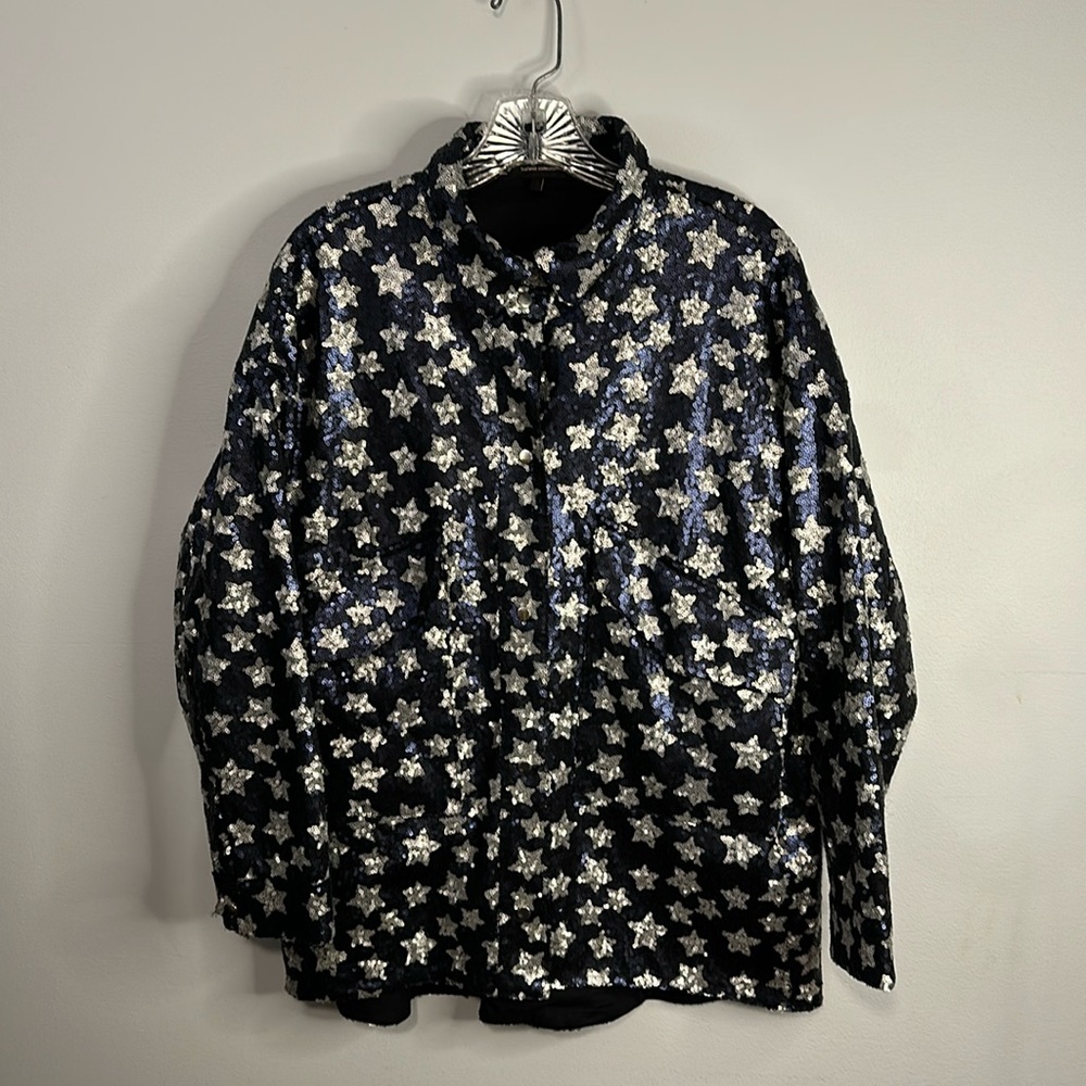 Super fun Sequin star shacket!